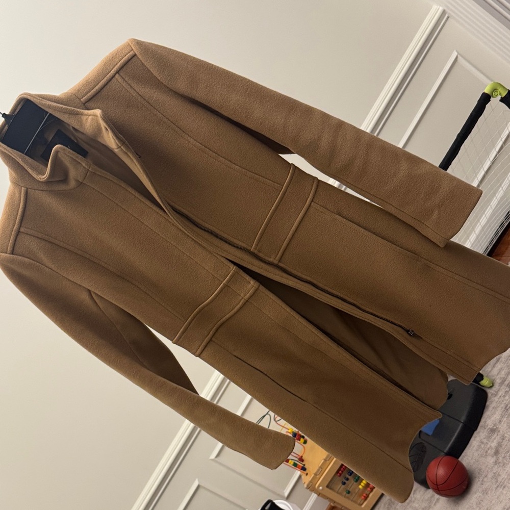 Theory Tan Long Coat
